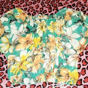 Blouse crop top